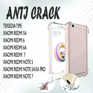 SILIKON ACRYLIC Anticrack Case Anti Crack Casing XIAOMI Redmi 5A 6 6A 7 Note 5 Note 5A 5A Pro Note 7
