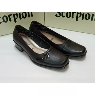 Sepatu Kulit Wanita Scorpion - 071259 - Sepatu Pantofel Kulit