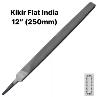 KIKIR FLAT BASTARD 12 INCH 300 MM UNIQUE STAR KIKIR BESI PLAT LURUS KIKIR BESI INDIA ORIGINAL BAGUS