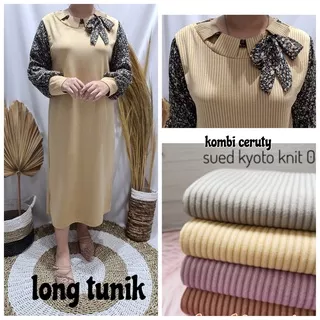 Tunik Knit Wanita By CAVEL/Tunik Rajut Wanita/Long Tunik