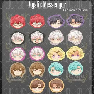 Mystic Messenger Plushie Double Sided - Anime Fan Merchandise