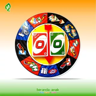 Uno Spin Board + Uno Card (Mainan Edukatif Interaktif anak Uno Spin)