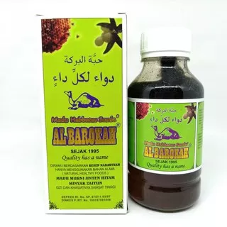 Madu Habbatussauda ALBAROKAH Honey Black Seeds Olive Oil Madu Jinten Hitam Minyak Zaitun