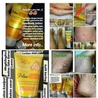 Prime Skin Whitening And Moisturizing Hand And Body Lotion HWI Ori,  BPOM 100gr