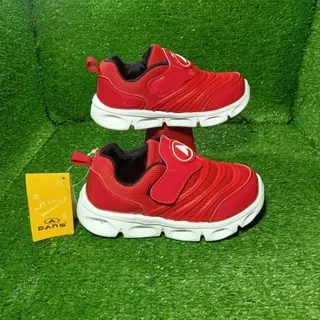 Sepatu  LED Anak Laki-laki Dans Sergio Red 28-31/Sepatu Sneakers Anak Keren/Sepatu Anak Laki Import