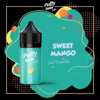 Liquid Puffy Juice Pod Series Sweet Mango 30ML 0NIC Premium Liquid E Liquid Bercukai Original