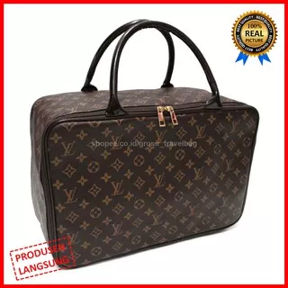 Travel Bag Premium LVP-02 / Tas Pakaian Kualitas Premium / Travel Bag Bahan Kulit PU Import / Tas Mu