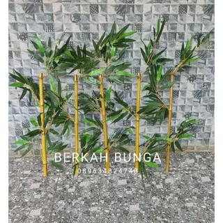 bambu partisi 50cm- bambu artificial- bambu plastik- partisi bambu-bambu hias-bambu penyekat ruangan-bambu pembatas-dekorasi hiasan taman rumah