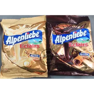 ALPENLIEBE ECLAIRS / APENLIBEL WHITE CHOCOLATE / CHOCOLATE CARAMEL / ALPENLIEBE PACK
