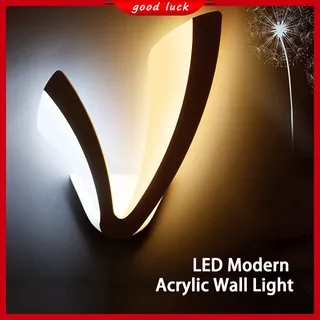 Besar V Lampu Dinding LED Indoor Minimalis Lampu Dekorasi Ruang Tamu Kamar Tidur Rumah Lampu Tembok Led Wall Light Lamp