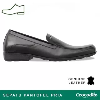 Crocodile CR-2019-1 Sepatu Kulit Pria Men Shoes Original - Black