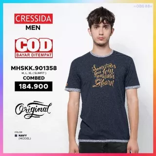 Kaos lengan pendek pria Cressida original Kaos ori Cresida Kaos cressida pria MHSKK.901358 MEN