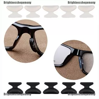 Bhid 5 pairs of glasses silicone non-slip nose pads glasses nose pad accessories Qualified