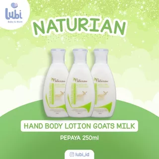 Naturian Hand Body Lotion Goats Milk Pepaya 250 ml