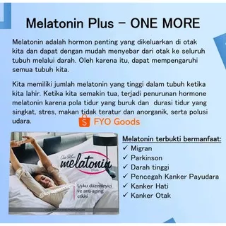 Melatonin Plus One More International Koyo Painless Night Glu