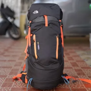 tas gunung 60 liter tas murah berkualitas karrier tnf the north face terra 60 l doubel frame