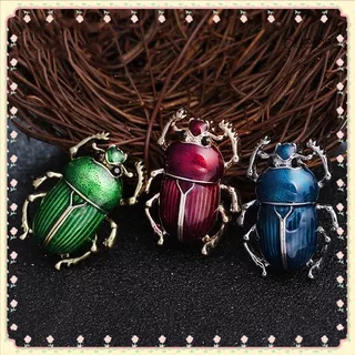 Bluelans Vintage Lady Beetle Enamel Animal Insect Brooch Pin Women Scarf Party Jewelry