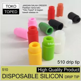 510 Silicon Disposable Drip Tip | silicone driptip hadaly serpent mini