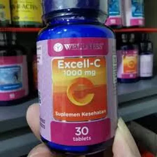 Wellness Excell C Excell-C 1000mg Isi 30 Tablets Original