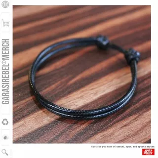 COD ? GELANG  TALI HITAM KOREA MINIMAL 2PCS  GELANG COWOK / GELANG CEWEK / GELANG WANITA / GELANG TANGAN  GELANG COUPLE GELANG KOREA GELANG SATIN GELANG PERUSIK GELANG POLOS HITAM GELANG WATEEPROV AKSESORIS TANGAN JAM TANGAN GELANG POLOS GELANG HADIAH