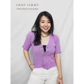 MDLV ~ BG CROP JIMMY RAJUT // BAJU RAJUT // KNIT CROP TOP // FASHION WANITA