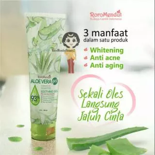 Whitening aloevera gel / aloe vera gel shooting gel roromendut