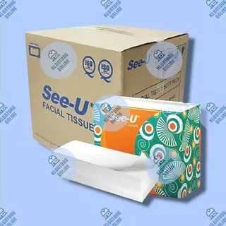 [PROMO] SEE-U Facial Tissue 700gr per Karton | Tissu Kiloan Dus