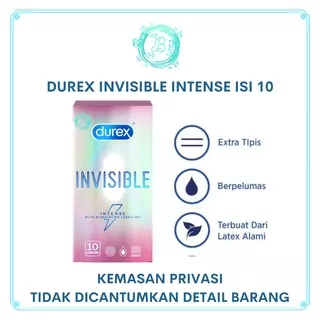 Kondom Durex Invisible Kondom Ekstra Tipis Kondom Tipis Durex 10 pcs