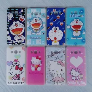 Samsung J5 2016 Case Softcase Karakter Gambar Doraemon Hello Kitty