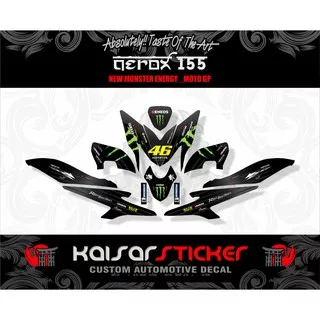 DECAL FULL BODY AEROX 155 NEW MONSTER ENERGYY