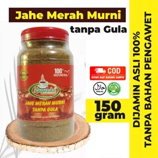 JAHE MERAH BUBUK MURNI TANPA GULA / red ginger powder without sugar / Rempah / JSR / 100% ALAMI