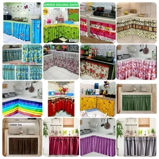 GORDEN KOLONG DAPUR MURAH | TIRAI KOLONG DAPUR | HORDEN KOLONG DAPUR MINIMALIS POLOS SHABBY PONI GRATIS ONGKIR BISA COD