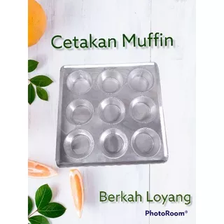 Cetakan Kue Muffin/Cupcake 9Lubang