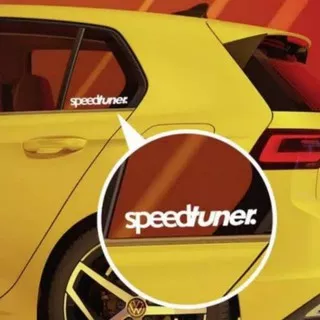 Sticker speedtuner untuk mobil sticker cutting