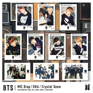 [READY] A026 Polaroid KPOP BTS Mic Drop / DNA / Crystal Snow  A Version ( TTD All Member)