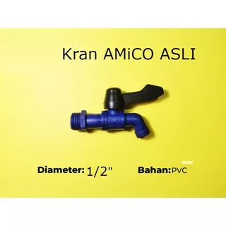 keran kran PVC Plastik amico 1/2 dan 3/4 inch ORIGINAL 100%