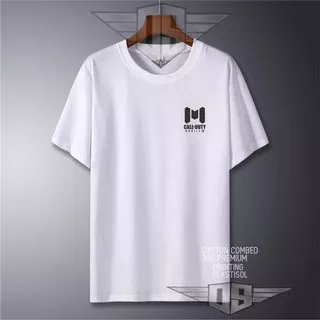 BAJU KAOS T-SHIRT DISTRO KEREN PRIA WANITA CALL OF DUTY LOGO BAHAN COTTON COMBED 3Os