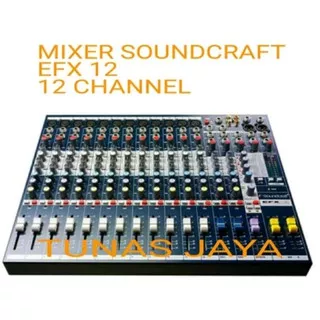 Mixer soundcraft EFX12  mixer soundcraft efx 12