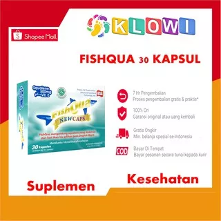 Fishqua 30 Soft Kapsul,Suplemen Kesehatan Dari Minyak Ikan,Penambah Stamina