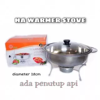 PRASMANAN SOP WARMER STOVE SOUPSTAINLEES STEEL 28 CM