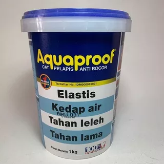 Aquaproof 1kg / Cat Pelapis Anti Bocor / Aquaproof Putih / Biru / Abu-Abu / Mocca / Hijau /Merah/dll