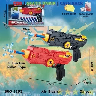 Pistol Mainan pistol Pistolan Peluru Busa Soft Bullet Air Jelly Hydrogel Tembak Tembakan BRO1193