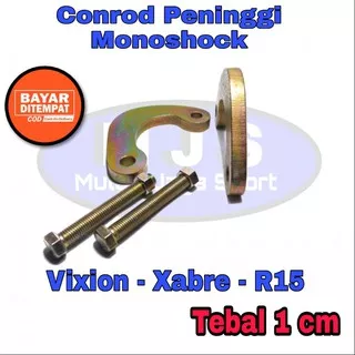 Conrod Peninggi Monoshock Shock Belakang Vixion Old New NVL NVA Vixion R Xabre R15 SUPER TEBAL 1cm