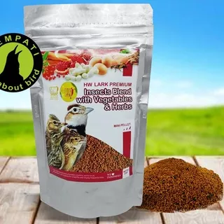 Ada 11.11>> HW LARK PREMIUM PAKAN VOER PUR BURUNG BRANJANGAN INSECT BLEND WITH VEGETABLES PREMIUM HW