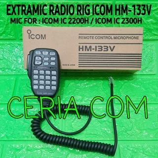 EXTRAMIC RADIO ICOM IC2300H IC 2300H IC 2200 ICOM HM133V / MIC RADIO RIG ICOM IC 2300H IC 2200 MURAH