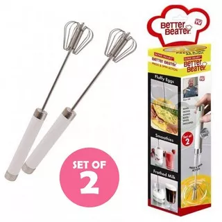 Mixer manual Better Beater Hand Mixer Otomatis (Manual)1 Set=2pcs (BETTER BEATER)