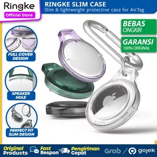 Original Ringke Slim Case Apple AirTags AirTag Gantungan Kunci Casing Holder Silikon Sillicone