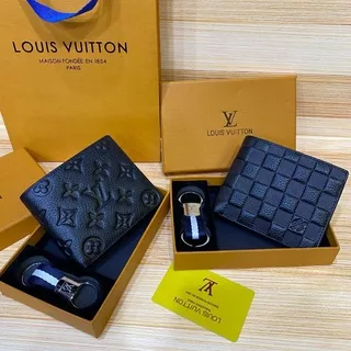 Dompet LV men wallet + Keychain import