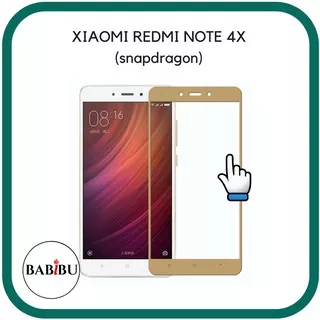 Full Cover Tempered Glass Warna For Xiaomi Redmi Note 4X Snapdragon