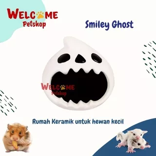 Smiley Ghost / Rumah Hamster / Mainan Hamster / Kandang Hamster